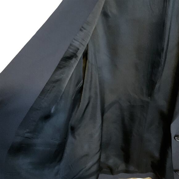 Vince Camuto Women’s Navy Blue Size 10 Long Sleeve Two Button Business Y2K - Picture 5 of 13